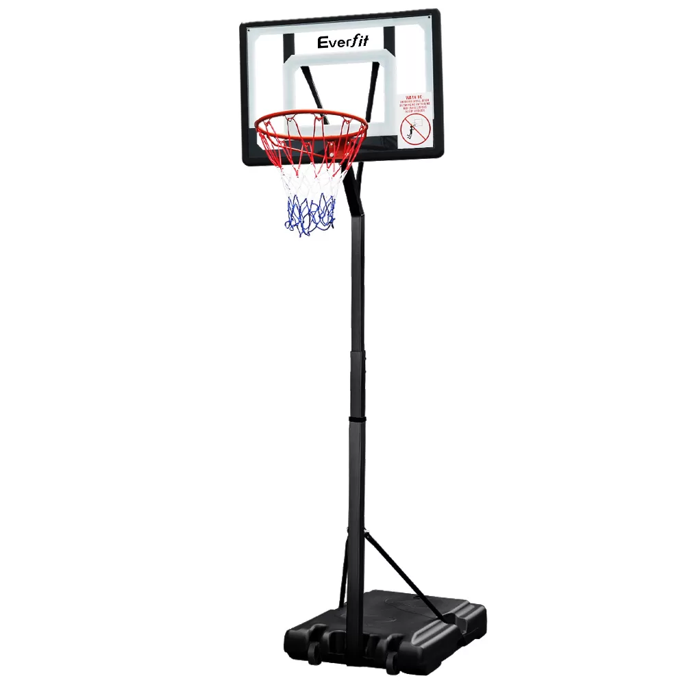 Everfit Adjustable Portable Basketball Stand Hoop System Rim Bugout