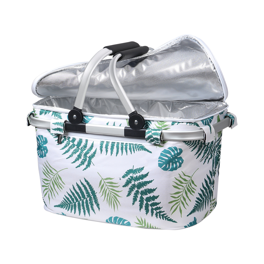 Insulated Folding Picnic Basket for Camping and Hiking - Bugout Australia