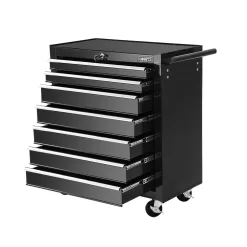 Giantz Black Garage Tool Chest Trolley Box.