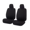 Black seat covers for Holden Colorado RG 2012–2022