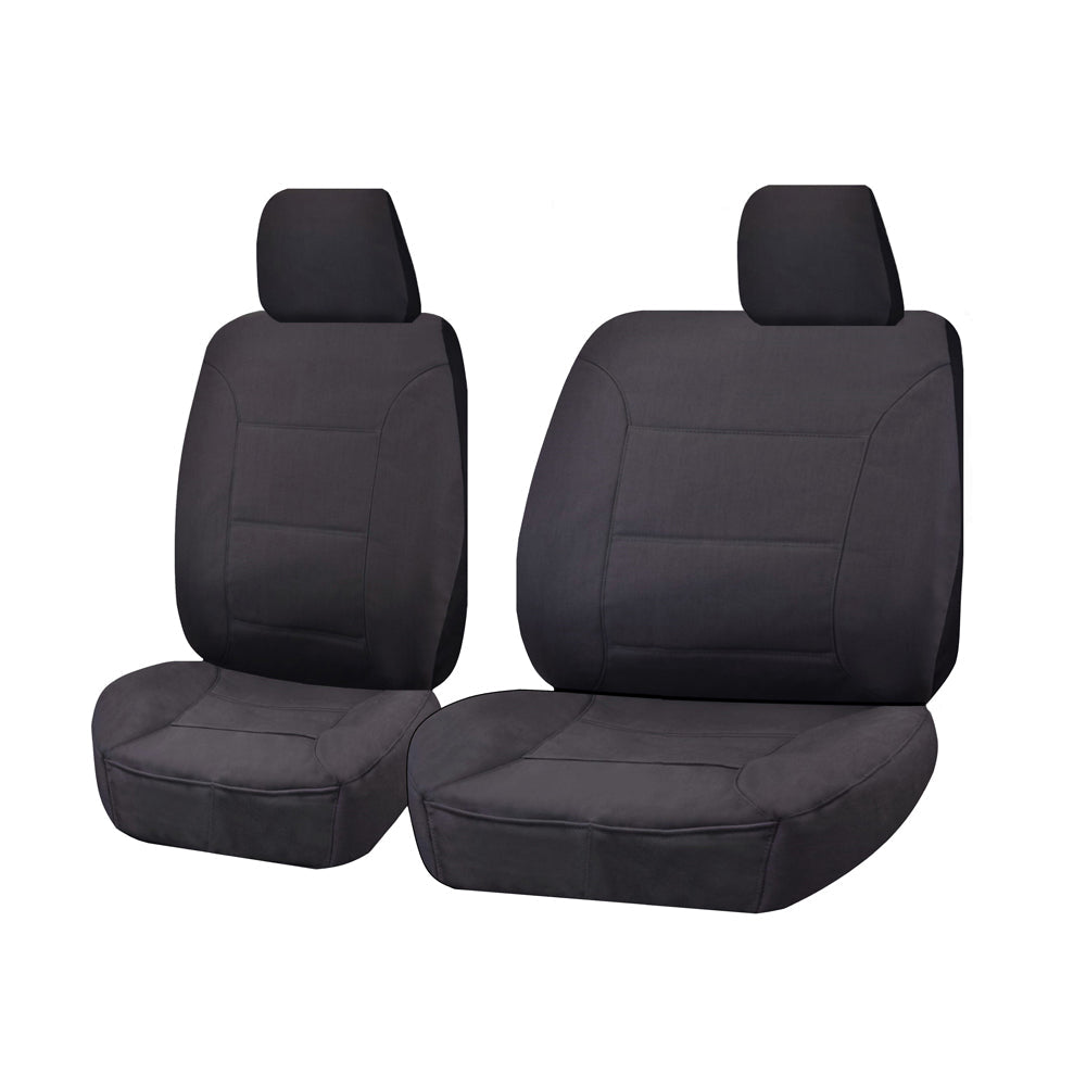 Seat Covers for ISUZU D-MAX 06/2012 - 2016 SINGLE CAB CHASSIS UTILITY FRONT BUCKET + _ BENCH CHARCOAL ALL TERRAIN 1 Seat Covers for ISUZU D-MAX 06/2012 - 2016 SINGLE CAB CHASSIS UTILITY FRONT BUCKET + _ BENCH CHARCOAL ALL TERRAIN
