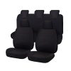 Black Seat Covers for MAZDA BT-50 Dual Cab: Durable and Long-Lasting.