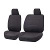 ISUZU D-MAX Single Cab Seat Covers - Front Bucket + Bench Charcoal