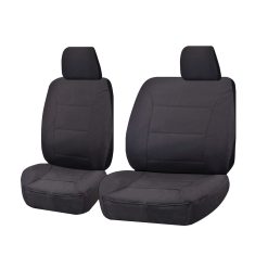 ISUZU D-MAX Single Cab Seat Covers - Front Bucket + Bench Charcoal