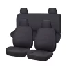 Nissan Navara D23 Series 3-4 Dual Cab Seat Covers Charcoal