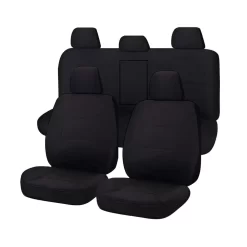 Mitsubishi Triton MQ Series Black Seat Covers