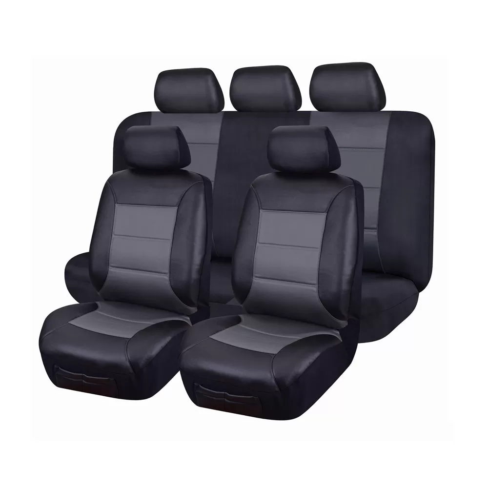 Holden Captiva 7 Seater Seat Covers - Grey El Toro 1 Holden Captiva 7 Seater Seat Covers - Grey El Toro