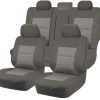Grey Seat Covers for Toyota Hiace LWB Crew Van