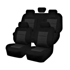 Black Seat Covers for FORD RANGER RAPTOR: Premium Quality.