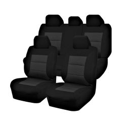 Premium TOYOTA C-HR NGX10-50R Black Seat Covers