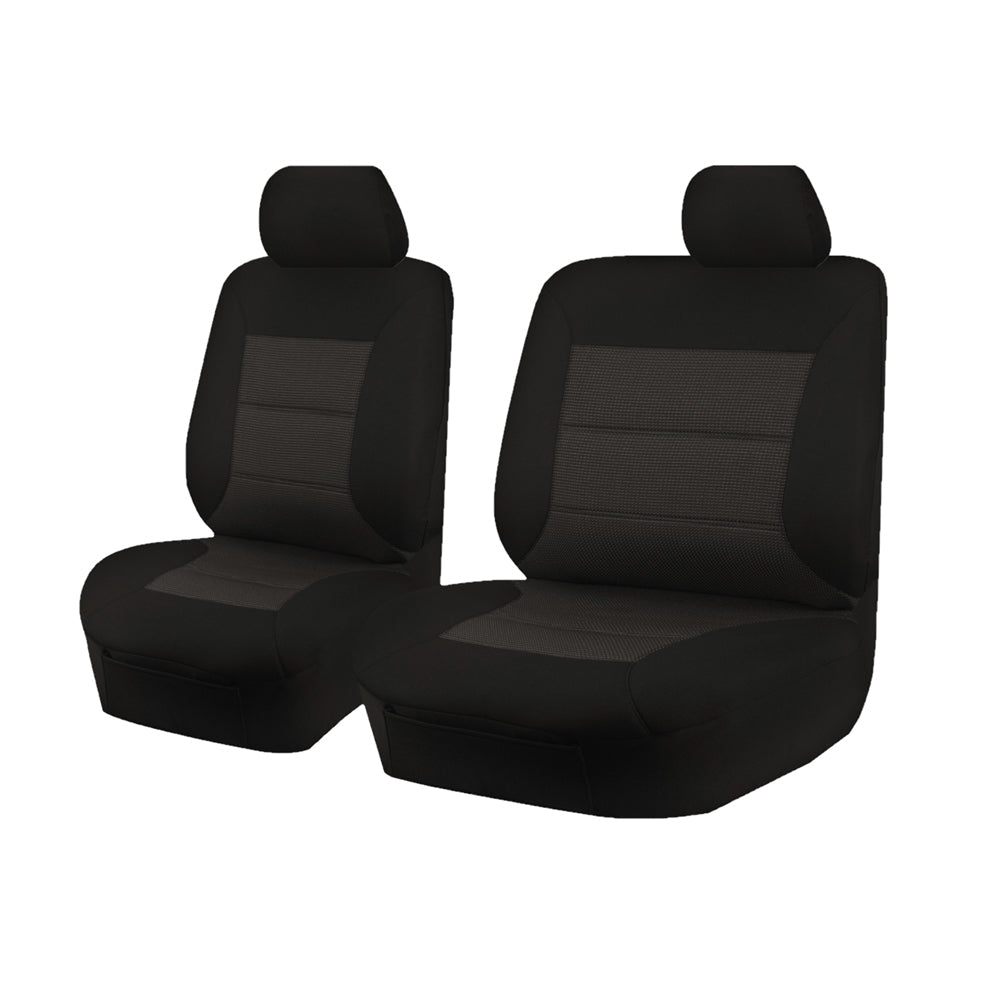 Seat Covers for ISUZU D-MAX 06/2012 - 2016 SINGLE CAB CHASSIS UTILITY FRONT BUCKET + _ BENCH BLACK PREMIUM 1 Seat Covers for ISUZU D-MAX 06/2012 - 2016 SINGLE CAB CHASSIS UTILITY FRONT BUCKET + _ BENCH BLACK PREMIUM