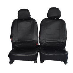Mazda 2 2007 Black Leather Seat Covers