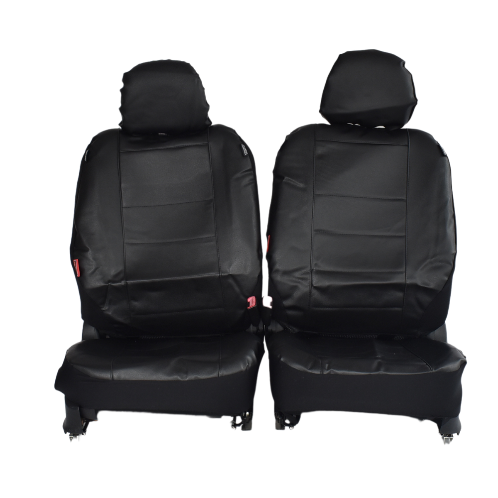 Mazda 2 2007 Black Leather Seat Covers 1 Mazda 2 2007 Black Leather Seat Covers