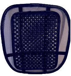 Universal Black Mesh Back-Support with Spikes.