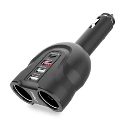 4 Port USB Car Charger with QC 3.0 Technology