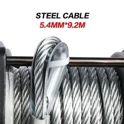 Alternative view of X-BULL Electric Winch 3000lbs/1360kg Wireless 12V Steel Cable ATV 4WD BOAT 4X4