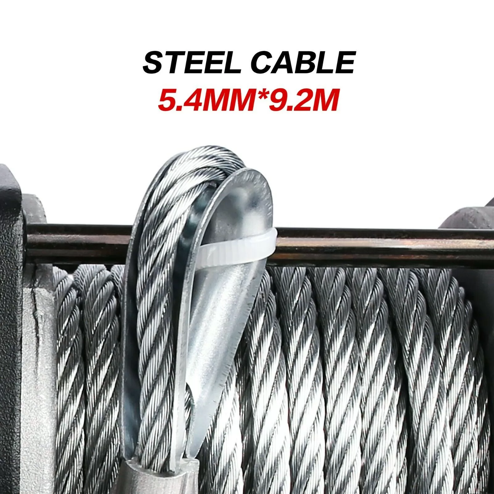 X-BULL Electric Winch 3000lbs/1360kg Wireless 12V Steel Cable ATV 4WD BOAT 4X4 2 X-BULL Electric Winch 3000lbs/1360kg Wireless 12V Steel Cable ATV 4WD BOAT 4X4 - Image 2