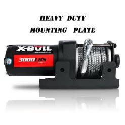 X-BULL Electric Winch 3000lbs/1360kg Wireless 12V Steel Cable ATV 4WD BOAT 4X4 18 V211 AUEB AXEW001 fd920aebc277b4f1 1 jpg
