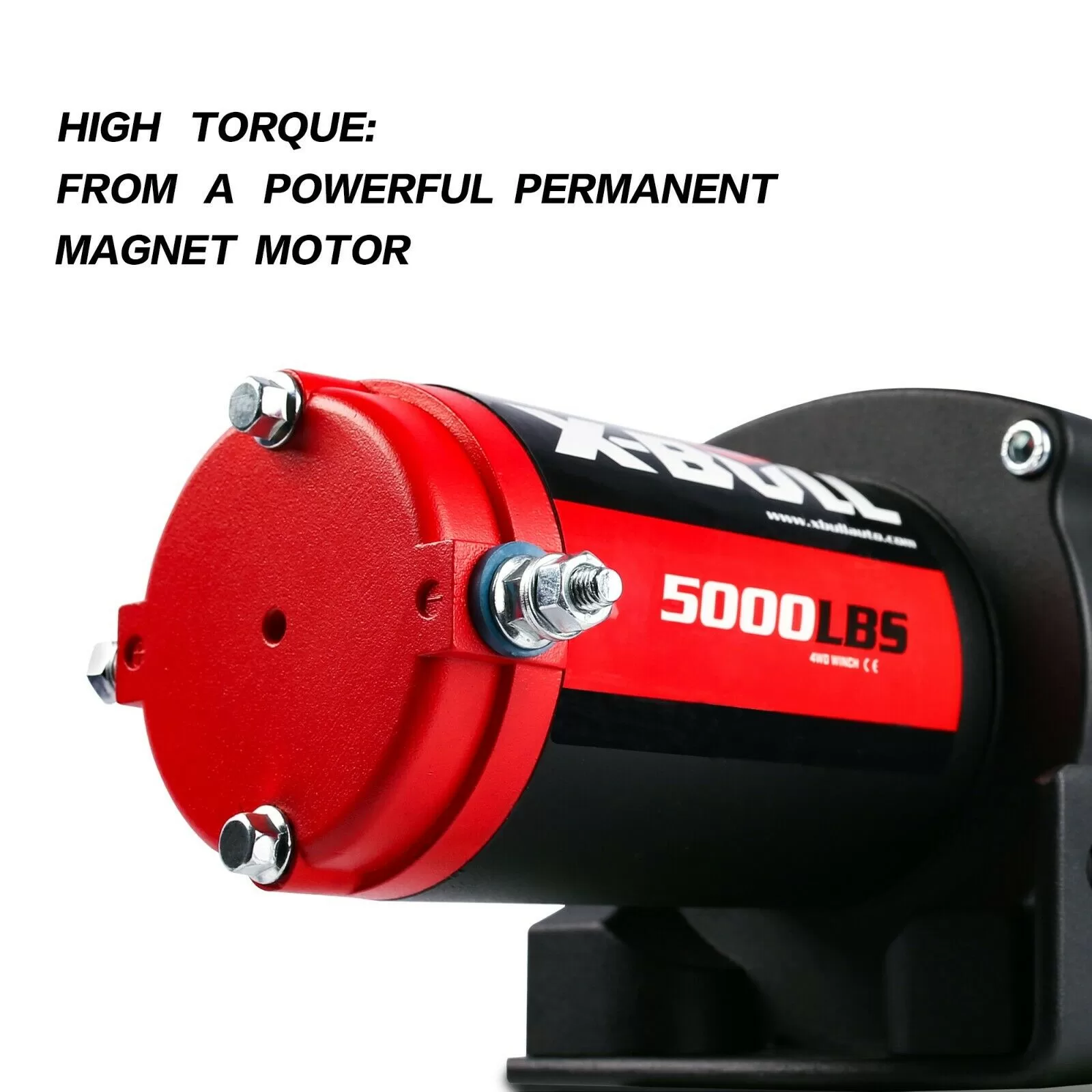 X-BULL Electric Winch: 5000lbs Power with Synthetic Rope for ATVs, UTVs, Boats and 4WDs 3 X-BULL Electric Winch: 5000lbs Power with Synthetic Rope for ATVs, UTVs, Boats and 4WDs - Image 3