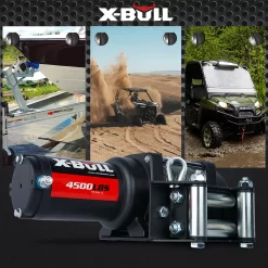 Alternative view of X-BULL Electric Winch 4500LBS/2041KG Steel Cable Wireless Remote Boat ATV 4WD