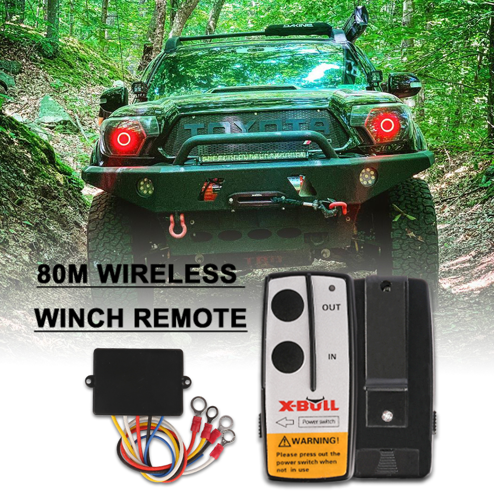 Wireless Winch Controller with Twin Remotes 12V 500A by XBULL