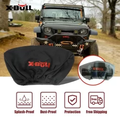 Alternative view of Dust-Proof Winch Cover for 8000-17000LBS 4X4 Vehicles