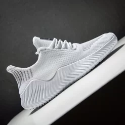 Alternative view of Men's Breathable Non-Slip Outdoor Sneakers (US9.5) in White