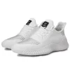 Breathable Non-Slip Outdoor Sneakers for Men (White, US11.5=US47)