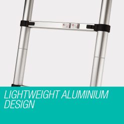 Bullet 2m Telescopic Aluminium Ladder Alloy Extension Extendable Steps 16 V219 LDRTELBULA20S LDRTELBULA20S 06