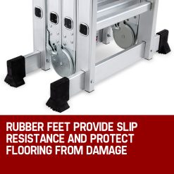 BULLET Pro 4.7m Multi-Purpose Ladder Aluminium Extension Folding Adjustable Step 13 V219 LDRTELBULA47M LDRTELBULA47M 03