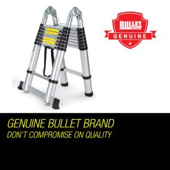 Alternative view of Bullet 5m Telescopic Aluminium Multipurpose Ladder Extension Alloy Step