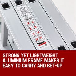 Alternative view of Bullet 5.8m Multipurpose Ladder Aluminium Extension Folding Adjustable Step