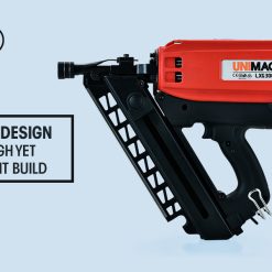 Alternative view of UNIMAC Cordless Framing Nailer 34 Degree Gas Nail Gun Kit - 2nd Gen Brushless