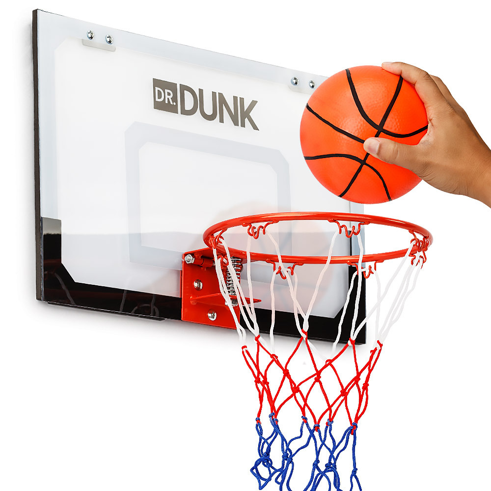 Indoor Mini Basketball Hoop Kit for Kids' DoorMounted Play Bugout