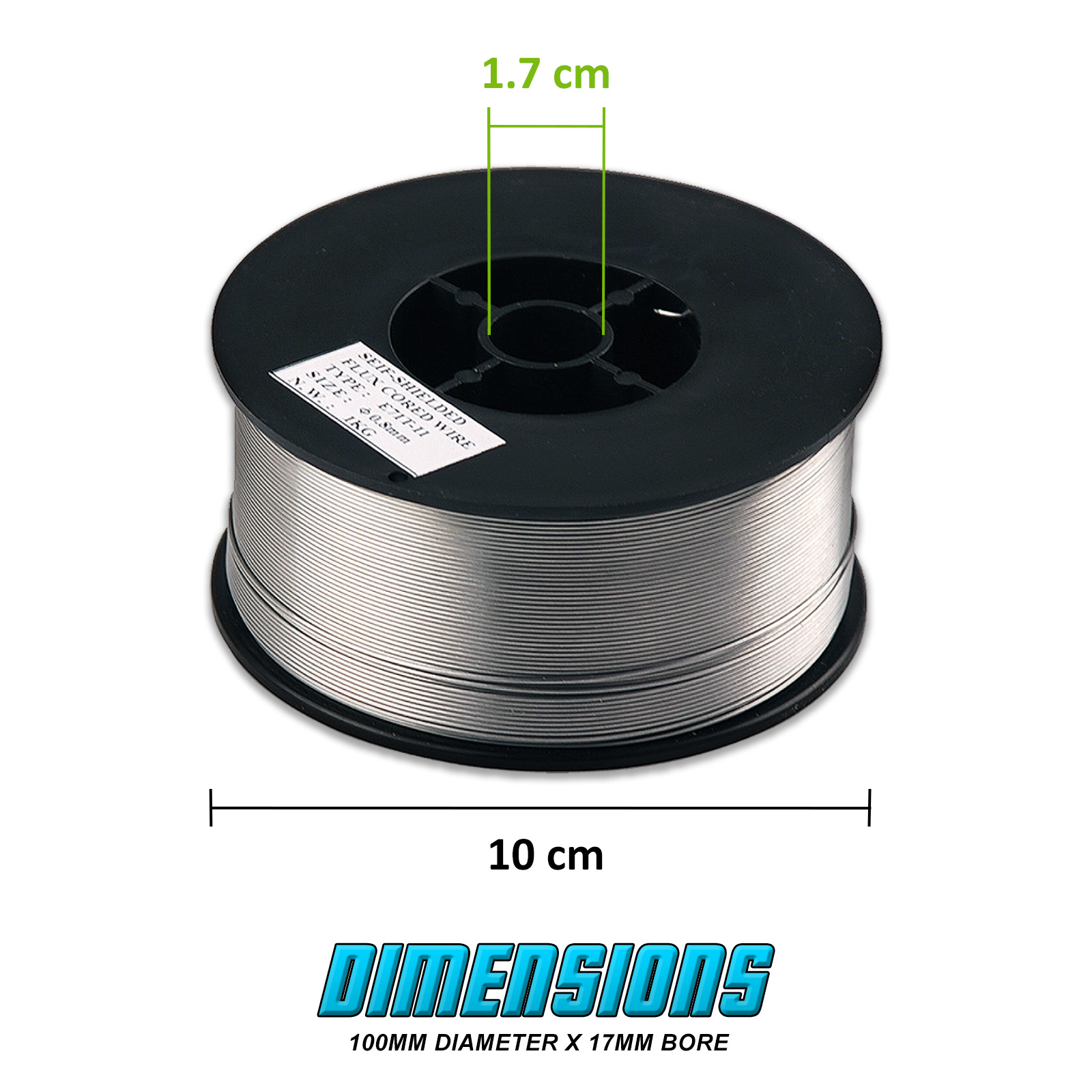 Gasless MIG Welding Wire Pack - 4x E71T-11 Flux Cored 0.8mm. - Bugout ...