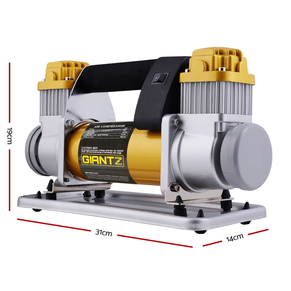 Giantz 12V Air Compressor 200L/min for 4WD Tyres 2 Giantz 12V Air Compressor 200L/min for 4WD Tyres - Image 2