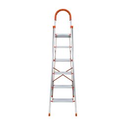 Giantz 6 Step Ladder Multi-Purpose Folding Aluminium Light Weight Non Slip Platform 10 LD H ALU 6STEP OS 64848 02