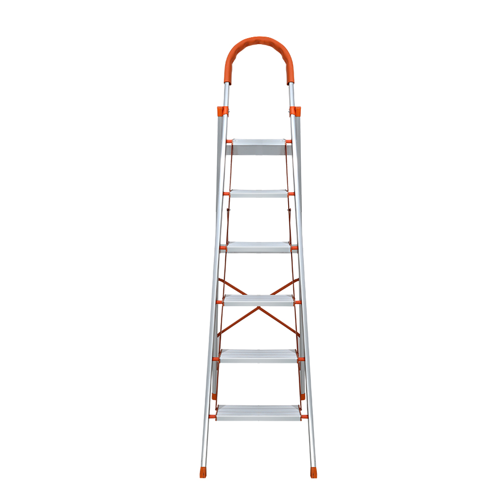 Giantz 6 Step Ladder Multi-Purpose Folding Aluminium Light Weight Non Slip Platform 3 Giantz 6 Step Ladder Multi-Purpose Folding Aluminium Light Weight Non Slip Platform - Image 3