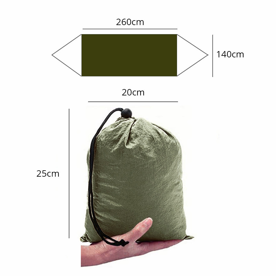 Camping hammock with mosquito net bugout australia
