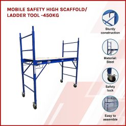 Mobile Safety High Scaffold / Ladder Tool -450KG 20 V63 821193 10263 02