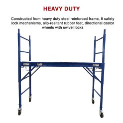 Mobile Safety High Scaffold / Ladder Tool -450KG 21 V63 821193 10263 05