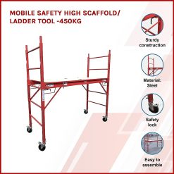 Mobile Safety High Scaffold / Ladder Tool -450KG 19 V63 821203 10264 02
