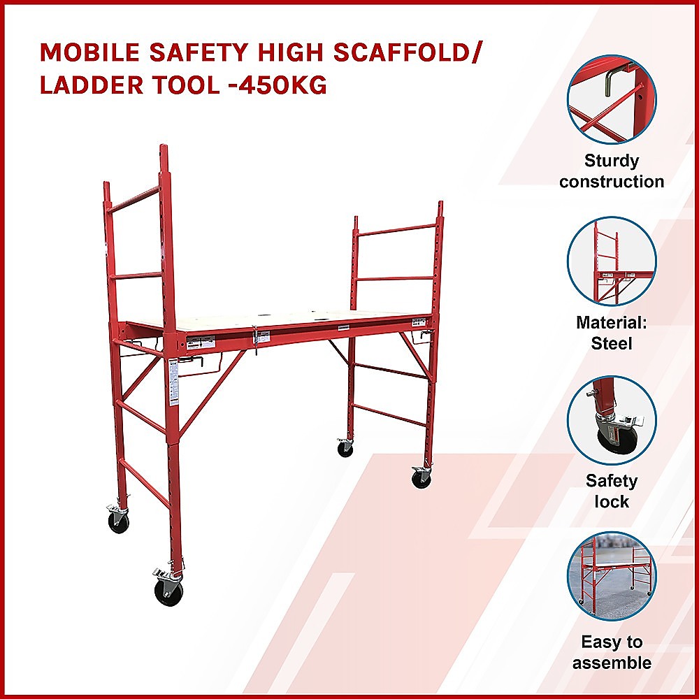 Mobile Safety High Scaffold / Ladder Tool -450KG 8 Mobile Safety High Scaffold / Ladder Tool -450KG - Image 8