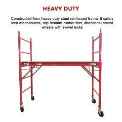 Mobile Safety High Scaffold / Ladder Tool -450KG 16 V63 821203 10264 05