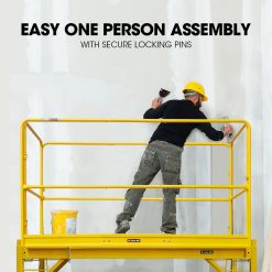 Alternative view of Baumr-AG Safety Guard Rail for Adjustable Mobile Scaffold