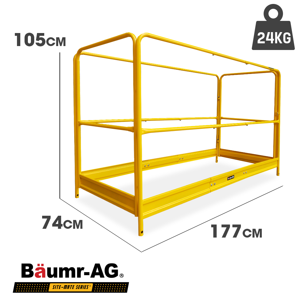 Baumr-AG Safety Guard Rail for Adjustable Mobile Scaffold 6 Baumr-AG Safety Guard Rail for Adjustable Mobile Scaffold - Image 6