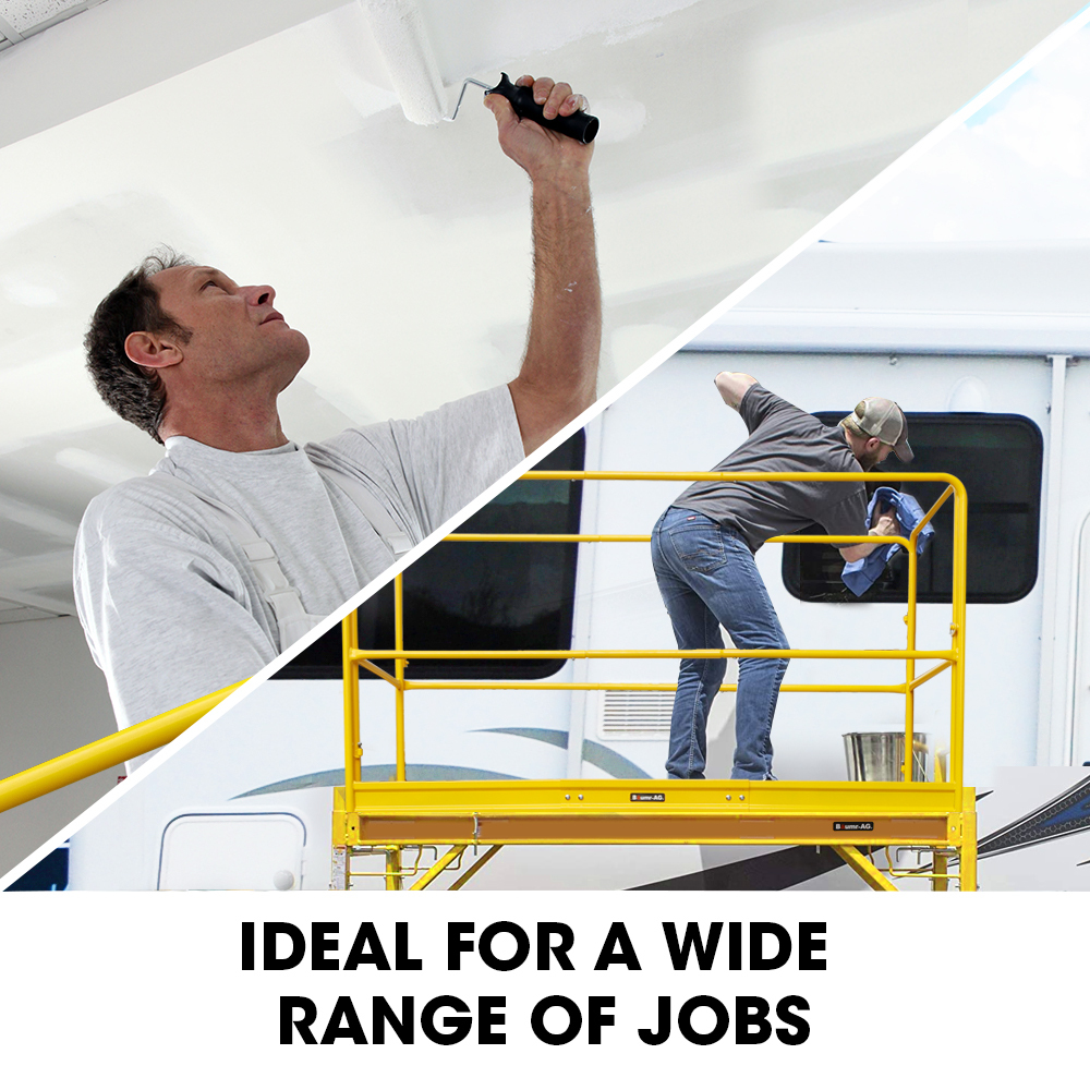 Baumr-AG Safety Guard Rail for Adjustable Mobile Scaffold 7 Baumr-AG Safety Guard Rail for Adjustable Mobile Scaffold - Image 7