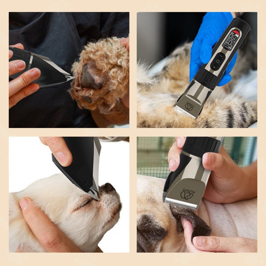 Floofi Pet Trimmer Set Upgrade Version - Bugout Australia