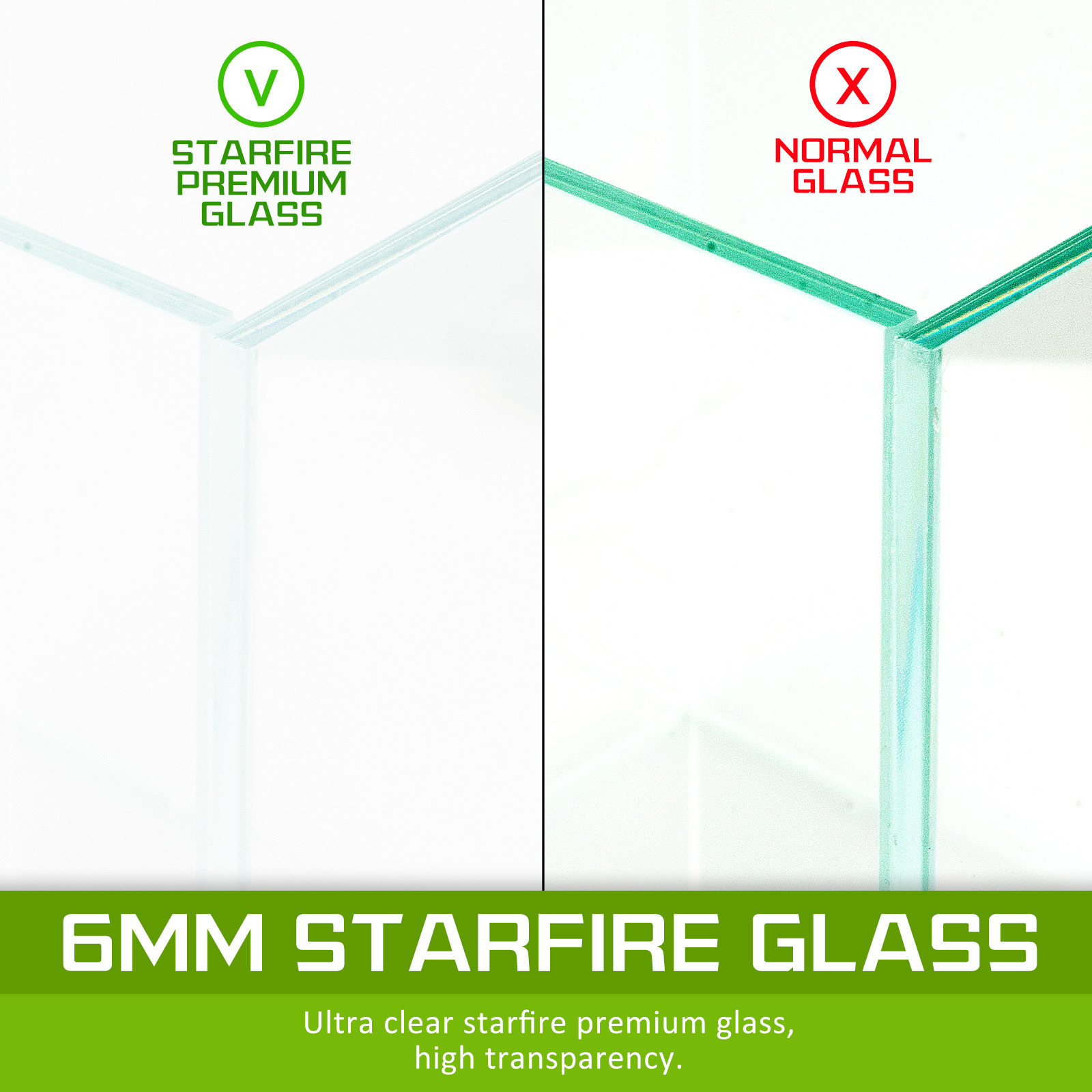 Aquarium Starfire Glass Fish Tank Set Filter Pump 70L Bugout Australia