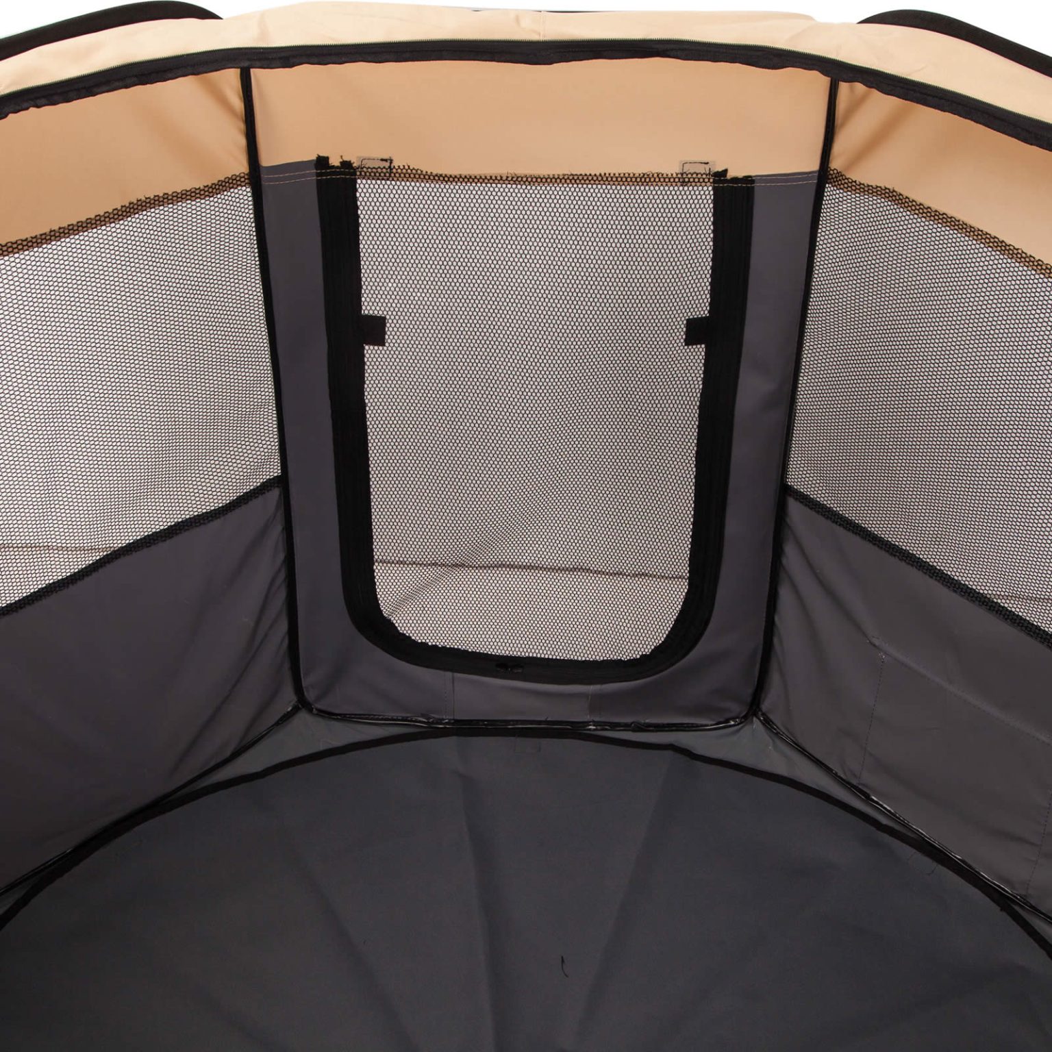 Pet Dog Portable Soft Playpen Crate Cage XL GREY - Bugout Australia